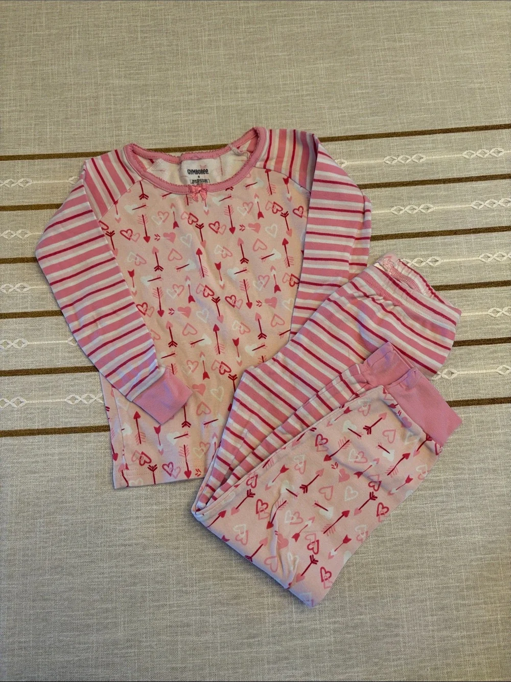 Gymboree Pink Heart & Arrow Long-Sleeve Pajama Set